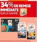 34% de remise immédiate sur la gamme sheba - SHEBA dans le catalogue Auchan Supermarché