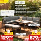 Aktuelles Alu-Lounge Maia Sofa mit Lounge-Funktion Angebot bei Netto Marken-Discount in Siegen (Universitätsstadt) ab 129,99 €