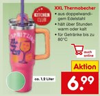 XXL Thermobecher im Netto Marken-Discount Prospekt XXL Thermobecher von Kitchen Club im aktuellen Netto Marken-Discount Prospekt für 6,99 €