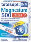 Magnesium 500 im V-Markt Prospekt Magnesium 500 von tetesept im aktuellen V-Markt Prospekt für 2,99 €