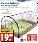 Wreesmann Pirna - Gewächshaus mit Holzrahmen Angebot im Prospekt Gewächshaus mit Holzrahmen bei Wreesmann im Pirna Prospekt für 19,99 €