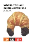 Croissant im V-Markt Prospekt Schokocroissant im aktuellen V-Markt Prospekt für 1,30 €