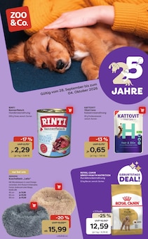 ZOO und Co. Prospekt Wochenaktion mit 1 Seite