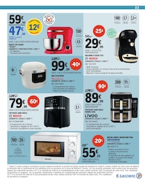 Prix et réduction Bosch dans le prospectus E.Leclerc en cours Offre Bosch dans le catalogue E.Leclerc du moment à la page 33