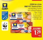Herzstücke WWF MSC Thunfisch Filets Angebote von EDEKA bei Marktkauf Plauen für 1,29 €