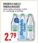 Mineralwasser Angebote von Rheinfels Quelle bei Marktkauf Paderborn für 2,79 €
