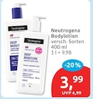 Bodylotion von Neutrogena für 3,99 € bei budni im Angebot Bodylotion von Neutrogena im aktuellen budni Prospekt