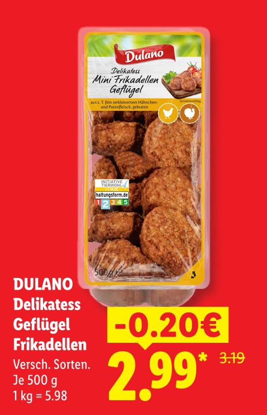 Delikatess Geflügel Frikadellen