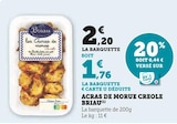 Acras de morue creole - BRIAU - U Express à Le Havre Acras de morue creole - BRIAU en promo chez U Express Le Havre à 1,76 €