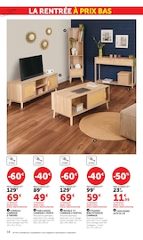Promos Meuble Tv dans le catalogue "LES PRIX BAS Spécial rentrée" de Hyper U Meuble Tv en promo dans le catalogue Hyper U à la page 58