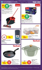 Promos Tefal dans le catalogue "Intermarché" de Intermarché Super Tefal en promo dans le catalogue Intermarché Super à la page 48