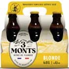 Bière blonde - 3 MONTS en promo chez Intermarché Poitiers à 4,82 €