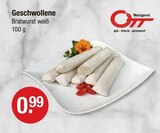 Geschwollene Bratwurst weiß bei V-Markt im Rottenburg Prospekt für 0,99 €