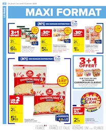 Offre Fromage râpé dans le catalogue Carrefour du moment à la page 32