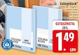 Collegeblock im Angebot bei EDEKA in Heidenheim Collegeblock Angebote bei EDEKA Heidenheim für 1,49 €