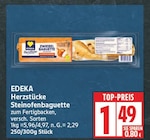 Herzstücke Steinofenbaguette von EDEKA für 1,49 € bei EDEKA im Angebot Herzstücke Steinofenbaguette von EDEKA im aktuellen EDEKA Prospekt