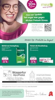 Aktueller mea - meine apotheke Prospekt "Unsere August-Angebote" Seite 1 von 4 Seiten für Isny