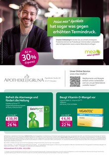 Aktueller mea - meine apotheke Prospekt "Unsere November-Angebote" Seite 1 von 4 Seiten für Dresden