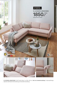 Couch im Kabs Prospekt "Mint Rosa Grau Special!" mit 16 Seiten (Leipzig)