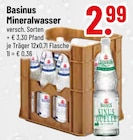 Mineralwasser im Angebot bei Trinkgut in Augsburg Mineralwasser Angebote von Basinus bei Trinkgut Augsburg für 2,99 €