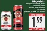 Mixgetränk Angebote von Jim Beam, Havana Club, Malibu bei E center Dachau für 1,99 €