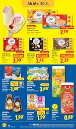Lidl Wassereis im Prospekt 