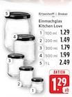 E center Walldorf - Einmachglas Kitchen Love Angebot im Prospekt Einmachglas Kitchen Love bei E center im Walldorf Prospekt für 1,29 €