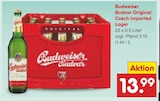 Aktuelles Budvar Original Czech Imported Lager Angebot bei Netto Marken-Discount in Goslar ab 13,99 €