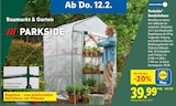 Gewächshaus im Angebot bei Lidl in Düsseldorf Gewächshaus Angebote von Parkside bei Lidl Düsseldorf für 39,99 €