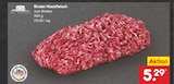 Aktuelles Rinder Hackfleisch Angebot bei Netto Marken-Discount in Duisburg ab 5,29 €