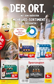 Bier im Netto Marken-Discount Prospekt "Wiedereröffnung - 10% AUF ALLES." mit 6 Seiten (Berlin)