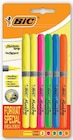 6 surligneurs Briteliner - BIC dans le catalogue Super U