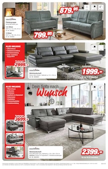 Sofa im Möbel AS Prospekt "Trendig Wohnen zu Lieblingspreisen" mit 16 Seiten (Karlsruhe)