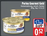 Gourmet Gold Feine Pastete Angebote von Purina bei Marktkauf Esslingen für 0,52 €