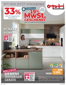 Kuchen im aktuellen Opti-Wohnwelt Prospekt (Würzburg) Kuchen im Opti-Wohnwelt Prospekt "Küchen jetzt Steuerfrei" mit 7 Seiten (Würzburg)