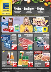 Aktueller EDEKA Prospekt mit Pizza, "Wir lieben Lebensmittel!", Seite 1