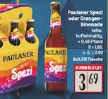 Spezi oder Orangenlimonade von Paulaner im aktuellen E center Prospekt