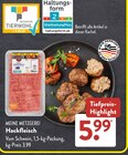 Aktuelles Hackfleisch Angebot bei ALDI SÜD in Reutlingen ab 5,99 €