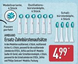Ersatz-Zahnbürstenaufsätze von Ambiano im aktuellen ALDI Nord Prospekt für 4,99 €