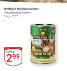 Green Valley Adult Hundenassfutter bei GLOBUS im Nalbach Prospekt für 2,99 €