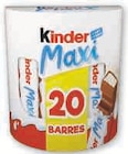Barres chocolat Kinder Maxi à Super U dans Santa-Maria-Siché Barres chocolat Kinder Maxi à Super U dans Santa-Maria-Siché