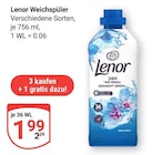 Weichspüler im Angebot bei GLOBUS in Rüsselsheim Weichspüler Angebote von Lenor bei GLOBUS Rüsselsheim für 1,99 €
