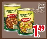 Linsen-Eintopf im EDEKA Prospekt Linsen-Eintopf von Erasco im aktuellen EDEKA Prospekt für 1,49 €