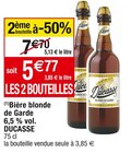 Bière blonde de Garde 6,5 % vol. - DUCASSE - Cora à Pierrefitte-sur-Seine Bière blonde de Garde 6,5 % vol. - DUCASSE en promo chez Cora Pierrefitte-sur-Seine à 5,77 €