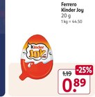 Kinder Joy von Ferrero im aktuellen Rossmann Prospekt für 0,89 €