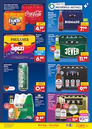 Paulaner spezi Angebot & Preis im aktuellen Netto Marken-Discount Prospekt Paulaner spezi Angebot im aktuellen Netto Marken-Discount Prospekt auf Seite 25