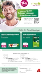 mea - meine apotheke Prospekt für München mit 4 Seiten mea - meine apotheke Prospekt für München: "Unsere August-Angebote", 4 Seiten, 01.08.2026 - 31.08.2026