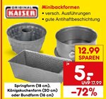 Springform im Angebot bei Netto Marken-Discount in Bottrop Springform Angebote von KAISER bei Netto Marken-Discount Bottrop für 5,00 €