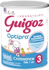 Optipro croissance 3 dès 12 mois - GUIGOZ dans le catalogue Carrefour