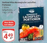 Aktuelle Lachs Angebote bei GLOBUS in Rostock Aktuelles Norwegische Lachsfilet-Portionen Angebot bei GLOBUS in Rostock ab 4,49 €